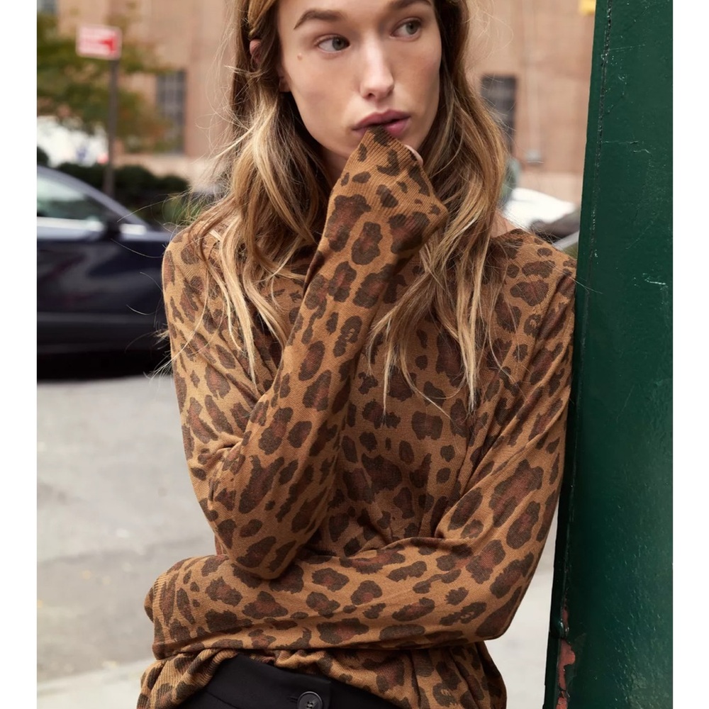 Leopard Print Women's Top